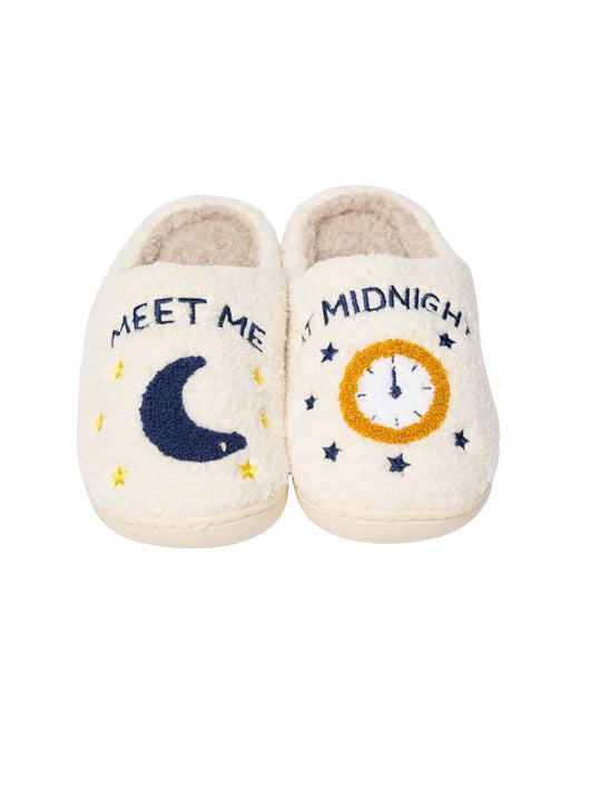 Meet Me At Midnight Slippers | Cream