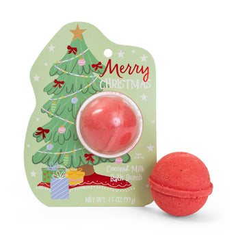 Christmas Tree Clamshell Bath Bomb