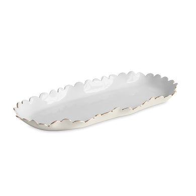 Colette Oblong Tray | Cream