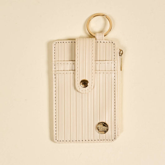 Keychain Wallet • Ripple Ridge Oat