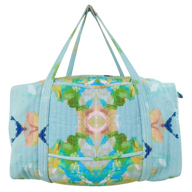 Weekender Duffle Bag | Stained Glass Blue