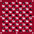 Spirit Bulldog in Red Bandana Scarf