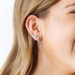 Turquoise Hoop