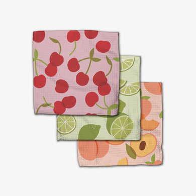 Geometry Dishcloths | Fruit Fun