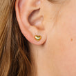Bubble Heart Stud Earring
