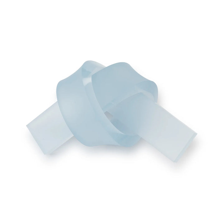 Acrylic Love Knot | Frosted Marine Blue