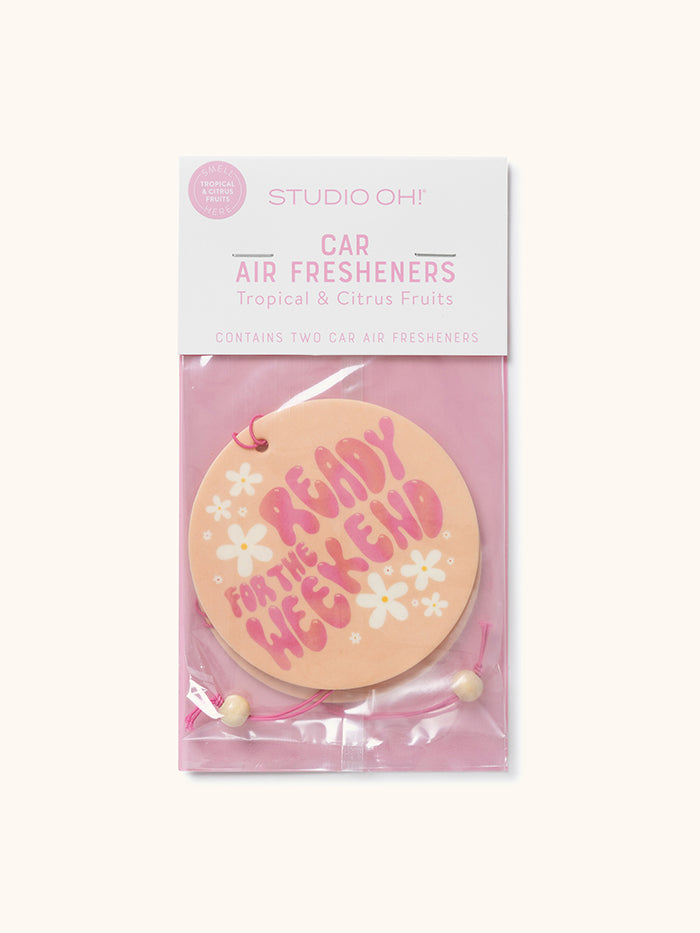 Car Air Freshener | Ready for the Weekend