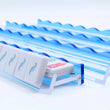 Magnetic Acrylic Mahjong Racks | Wavy Blue + Clear