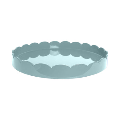 Round Scallop Tray | Eau De Nil