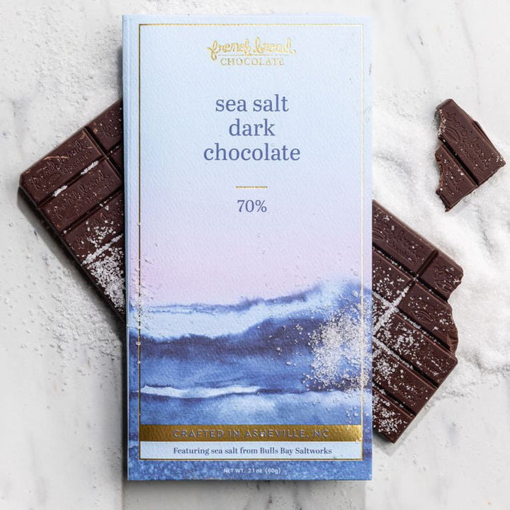 French Broad Chocolate | Sea Salt Dark Chocolate