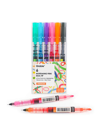 Dual-Tip Notetaking Pens
