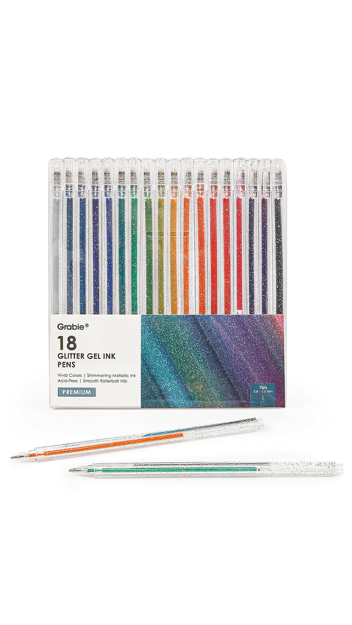 Iridescent Glitter Gel Pens