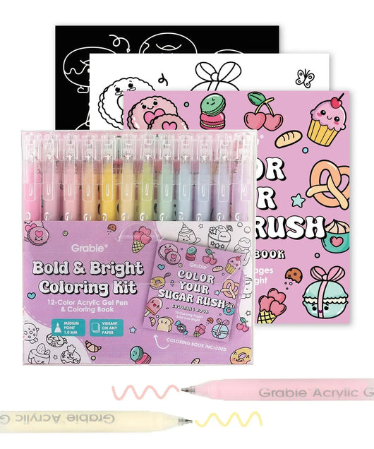Bold + Bright Coloring Kit | Sugar Rush