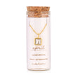 April Birthstone Necklace | Crystal
