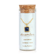 December Birthstone Necklace | Blue Zircon