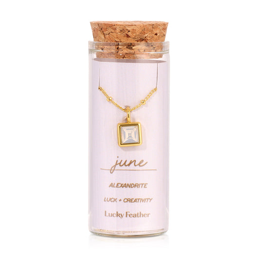 June Birthstone Necklace | Alexandrite