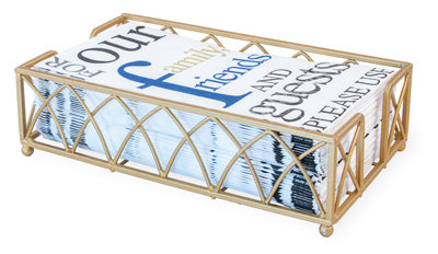 Arch Guest Towel Caddy | Matte Gold