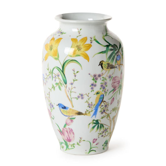 Bird & Blossom Chinoiserie Vase
