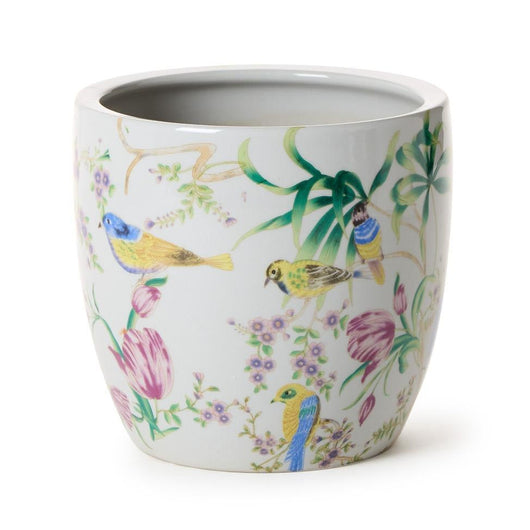 Bird & Blossom Chinoiserie Planter