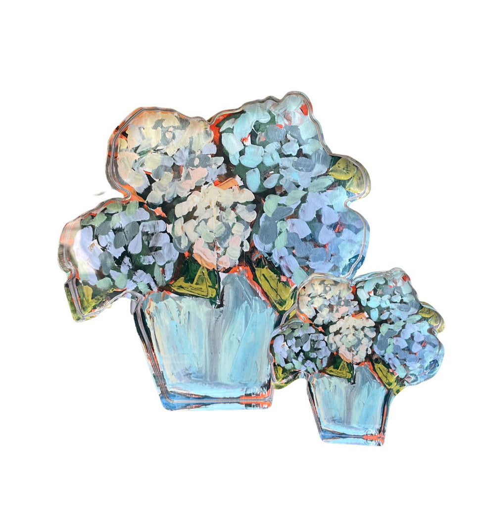 Blue Hydrangea Bloom Block Large