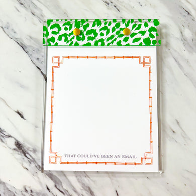 Acrylic Notepad | Orange Bamboo