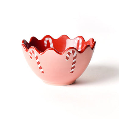 Candy Cane Appetizer Bowl