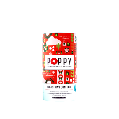 Poppy Popcorn | Christmas Confetti Cylinder