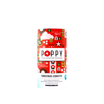 Poppy Popcorn | Christmas Confetti Cylinder