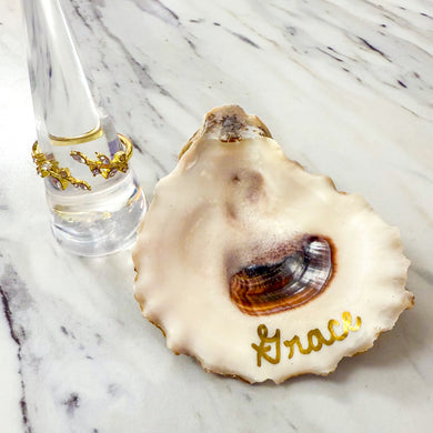 Oyster & Ring Set | Golden Laurel