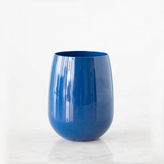 symGlass Stemless Wine | Navy