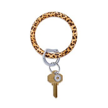 Silicone Big O Keyring | Cheetah