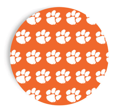 Clemson Paw l 7 inch Dessert Plates