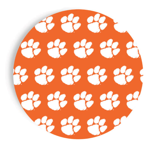 Clemson Paw Dessert Plates