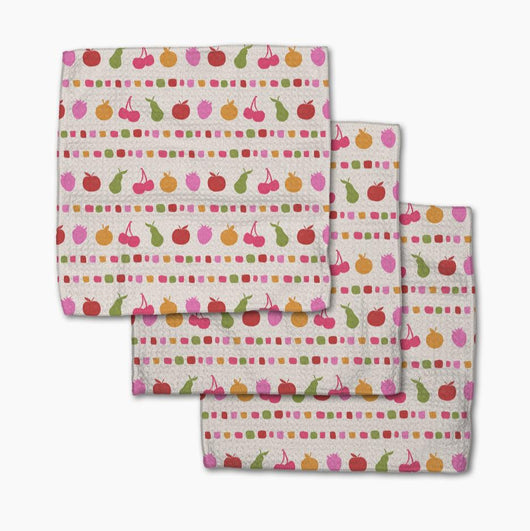 Geometry Dishcloths | Fruits at the Party