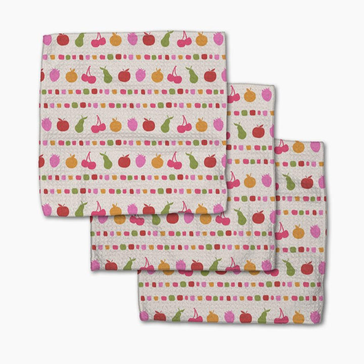 Geometry Dishcloths | Fruits at the Party