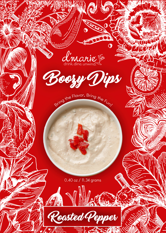 Boozy Dips • Roasted Pepper