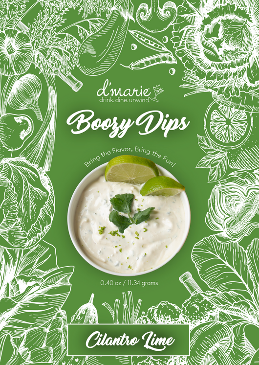Boozy Dips • Cilantro Lime
