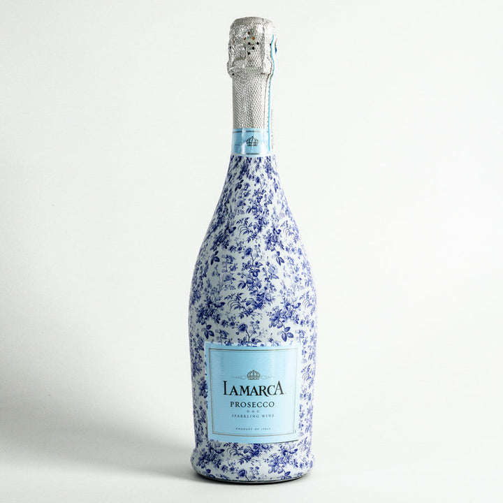 Beau Bottle Veuve | Blue Floral