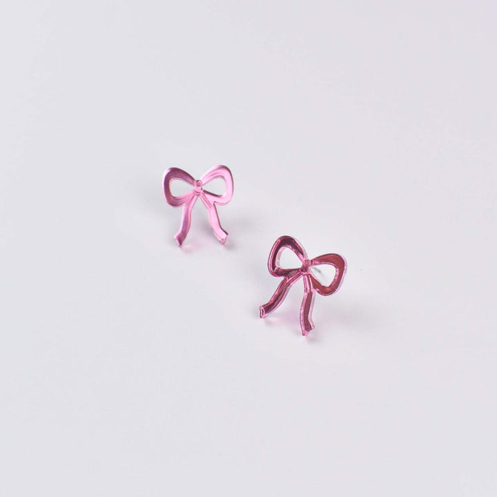 Bow Studs | Pink