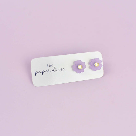 Daisy Studs | Lilac