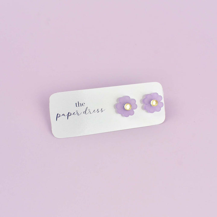 Daisy Studs | Lilac