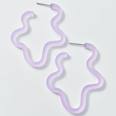 Doodle 2 Maxi Hoop | Frosted Lilac