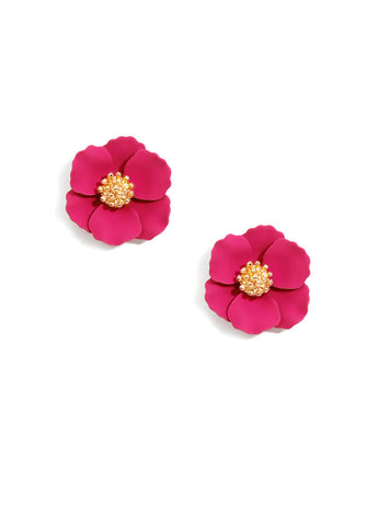 Petunia Studs | Hot Pink