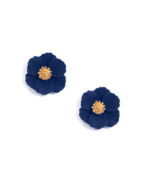 Petunia Studs | Navy