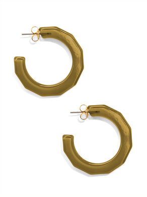 Robin Hoops | Tan