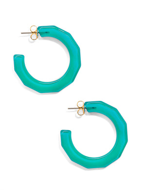 Robin Hoops | Teal