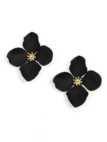 Greta Earrings | Black