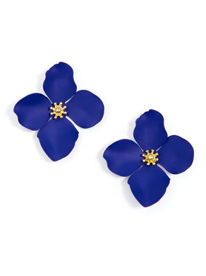 Greta Earrings | Cobalt