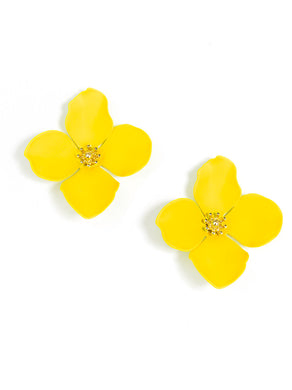 Greta Earrings | Yellow