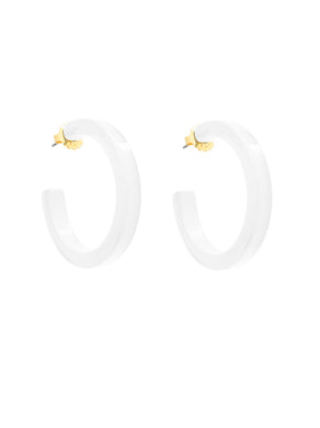 Daisy Hoop | White